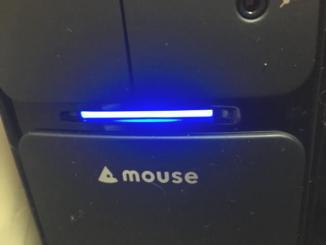 iGS340SD-SH2-KK前面のLEDが光る