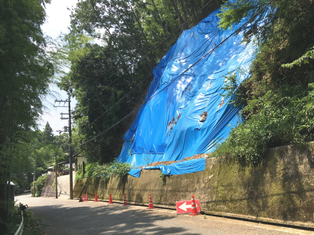 河内長野千早城跡線・神が丘～鳩原間（2018/07/24）