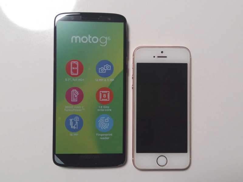 Iphone Se Moto G6 に買い替えでネット快速 はしれ 収納マン