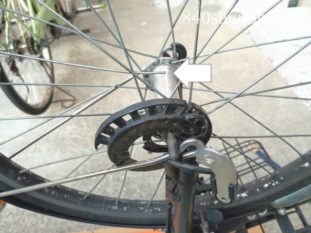 ヤマハ「PAS CITY X」のマグネットコンプリートが破損、スポークが切断