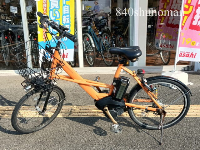 ヤマハ「PAS CITY X」スポーク&タイヤ交換後