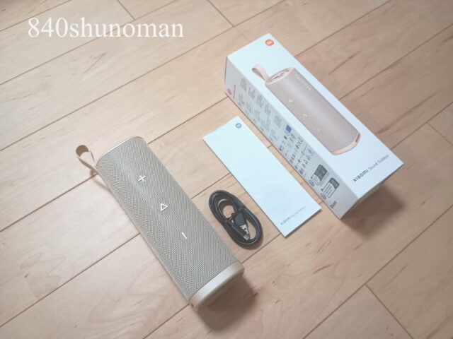 Xiaomi／Bluetoothワイヤレススピーカー・サウンドアウトドア（ゴールデン）